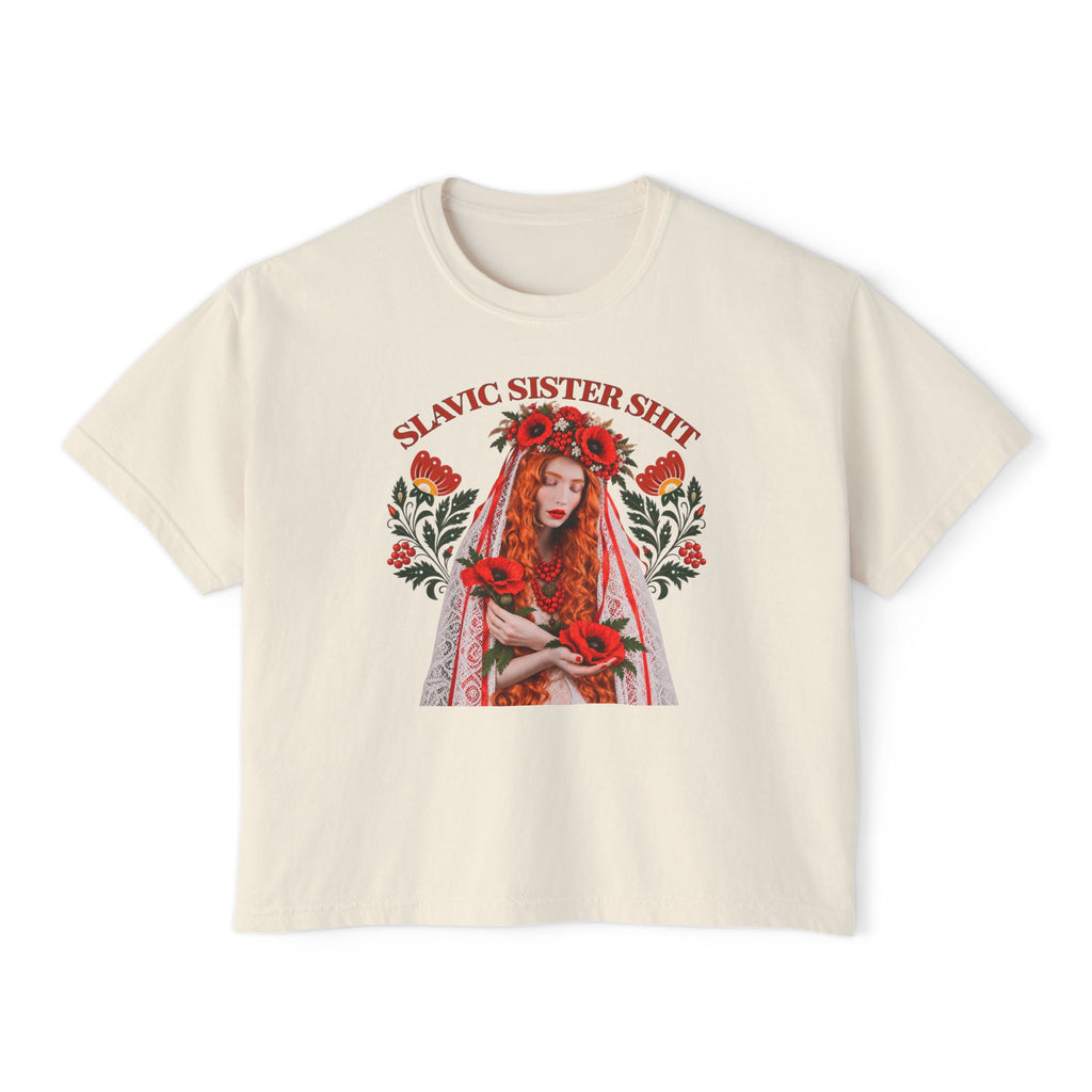 Slavic Sister Shit — Women's Boxy Tee