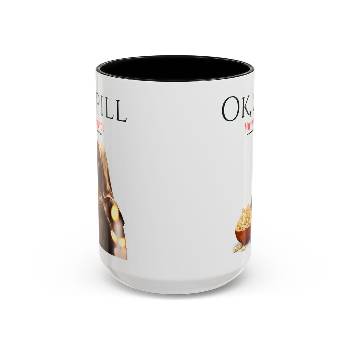 My Catholic Guilt Made Me Do It.... Accent Ceramic Mug