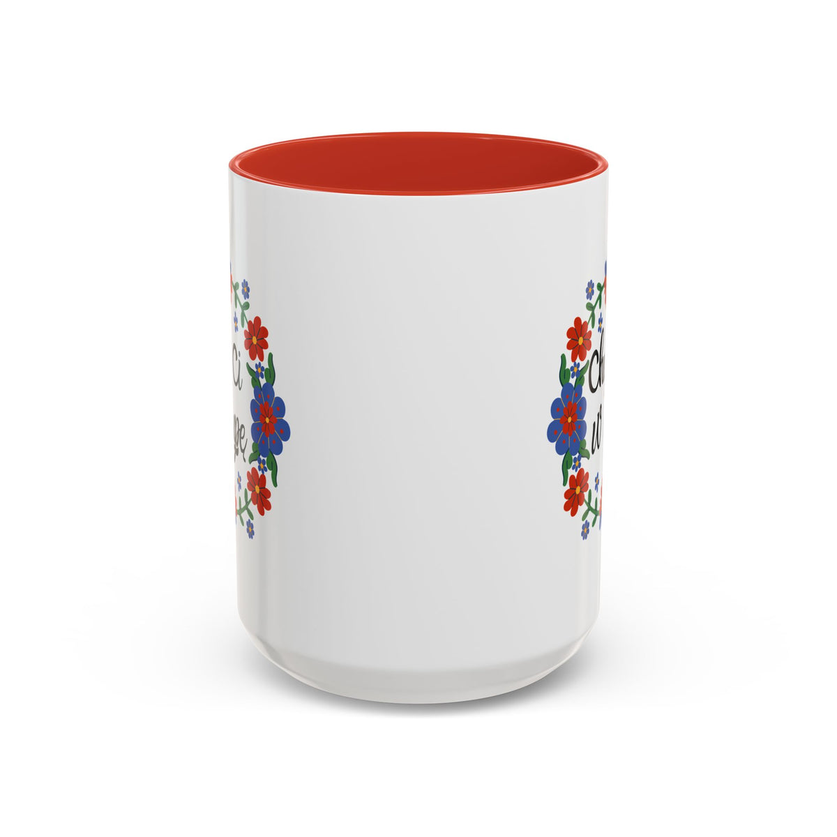 Chuj Ci w Dupę Accent Ceramic Mug