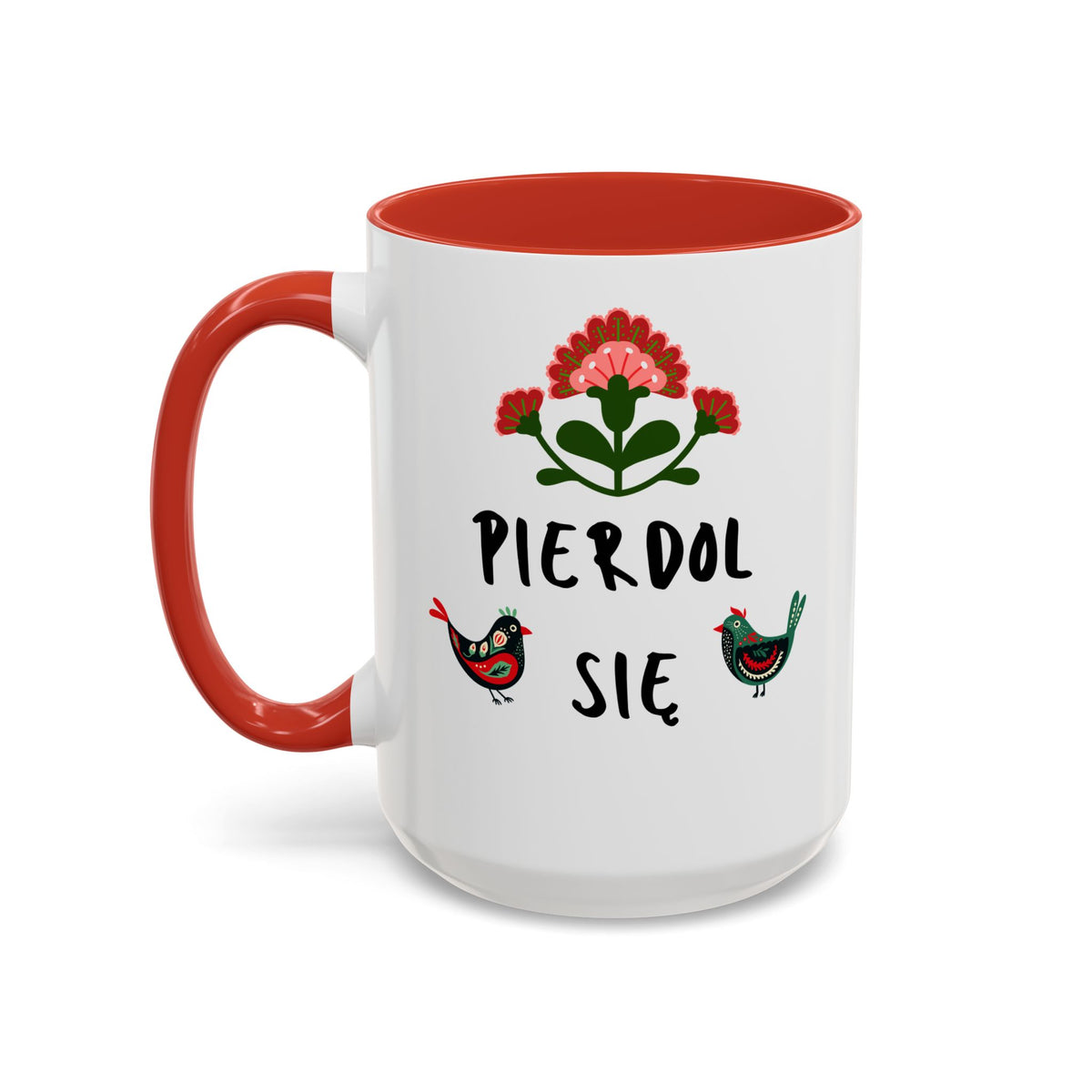 Pierdol Się Accent Ceramic Mug