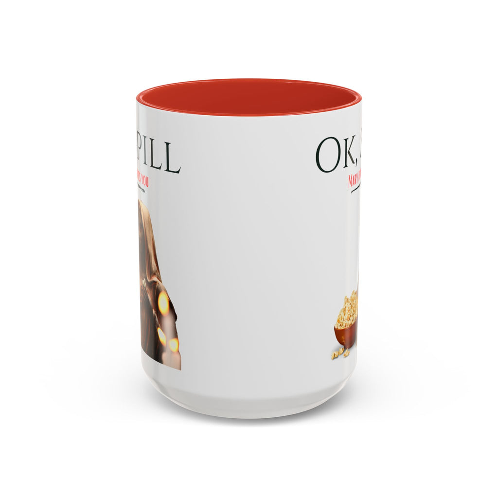 My Catholic Guilt Made Me Do It.... Accent Ceramic Mug