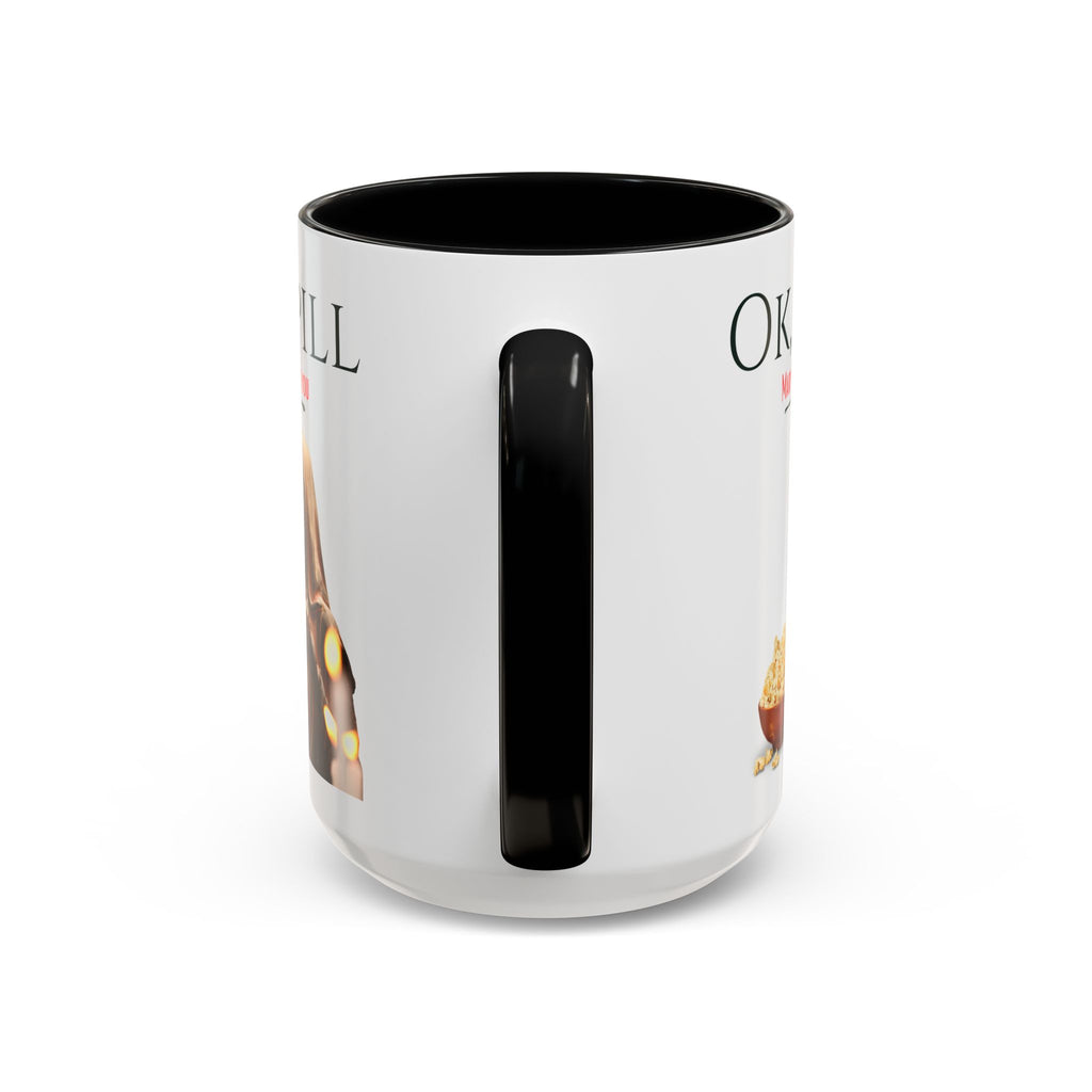 My Catholic Guilt Made Me Do It.... Accent Ceramic Mug