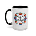 Chuj Ci w Dupę Accent Ceramic Mug