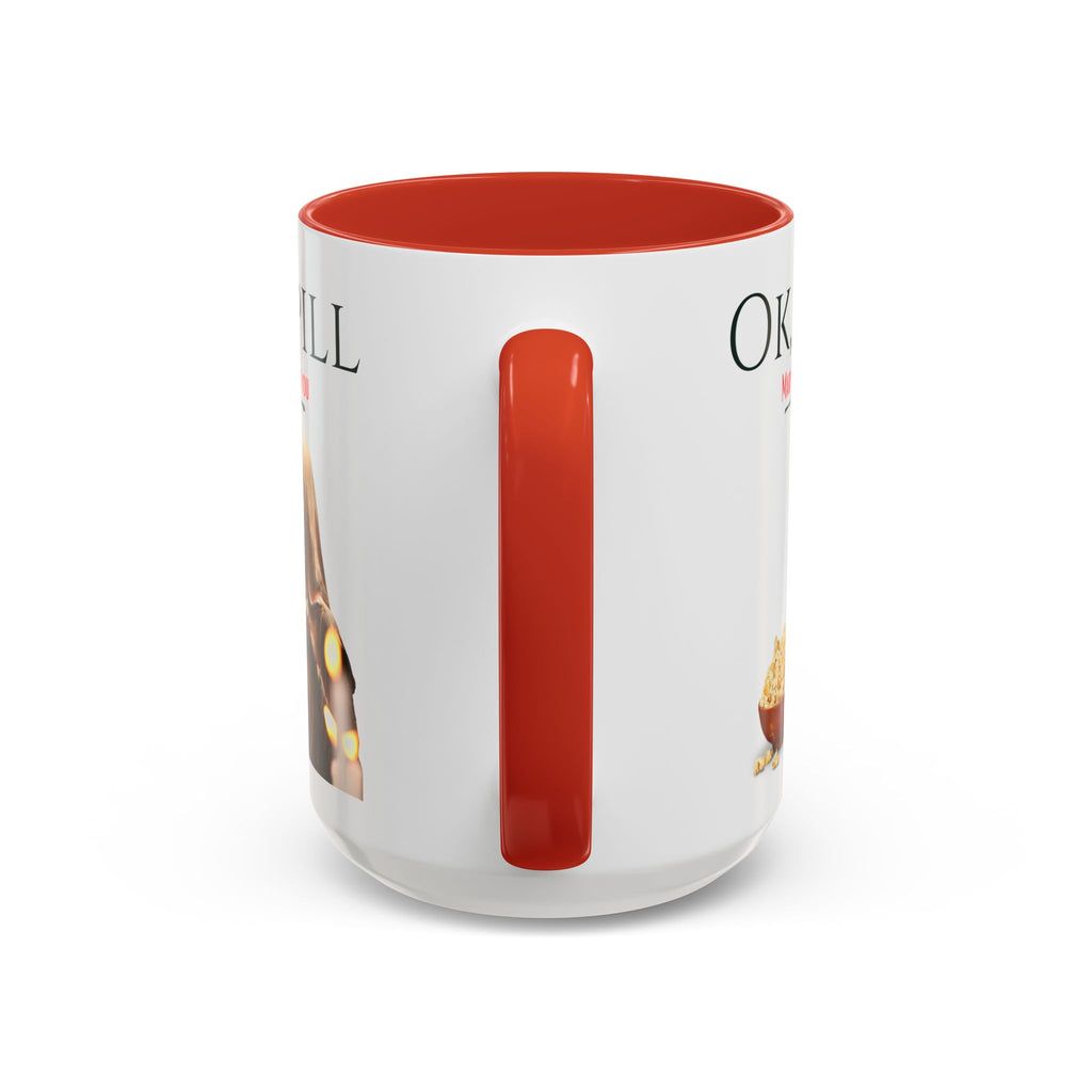 My Catholic Guilt Made Me Do It.... Accent Ceramic Mug