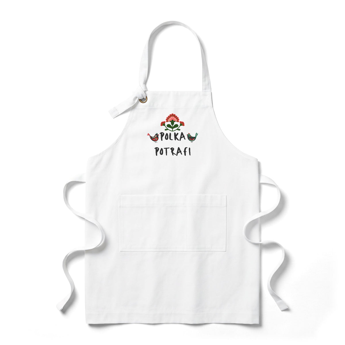 Polka Potrafi Floral Bib Apron